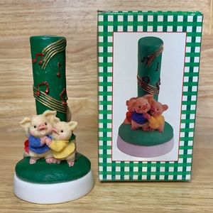 Polystone Piggy Cookie Stamp